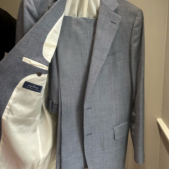 Suit Supply, jacket size 44, pants waist 36. - Picture 2 of 3